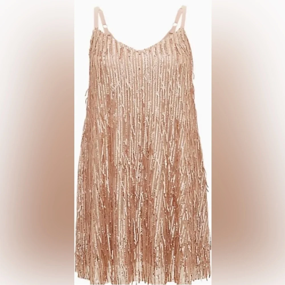 Sequin Fringe Tank Top - Picture 3 of 3